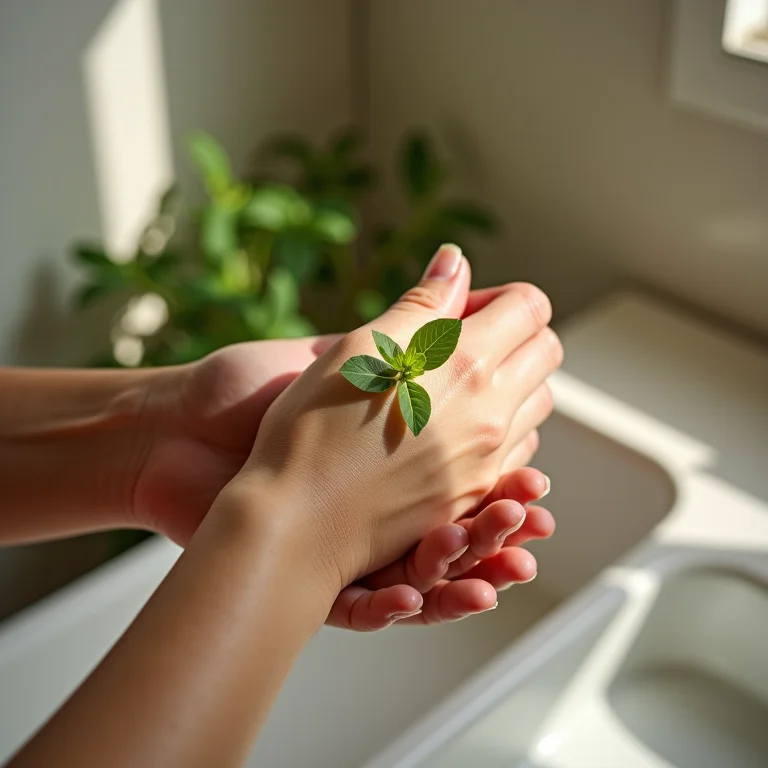 Poejo como antisséptico natural.