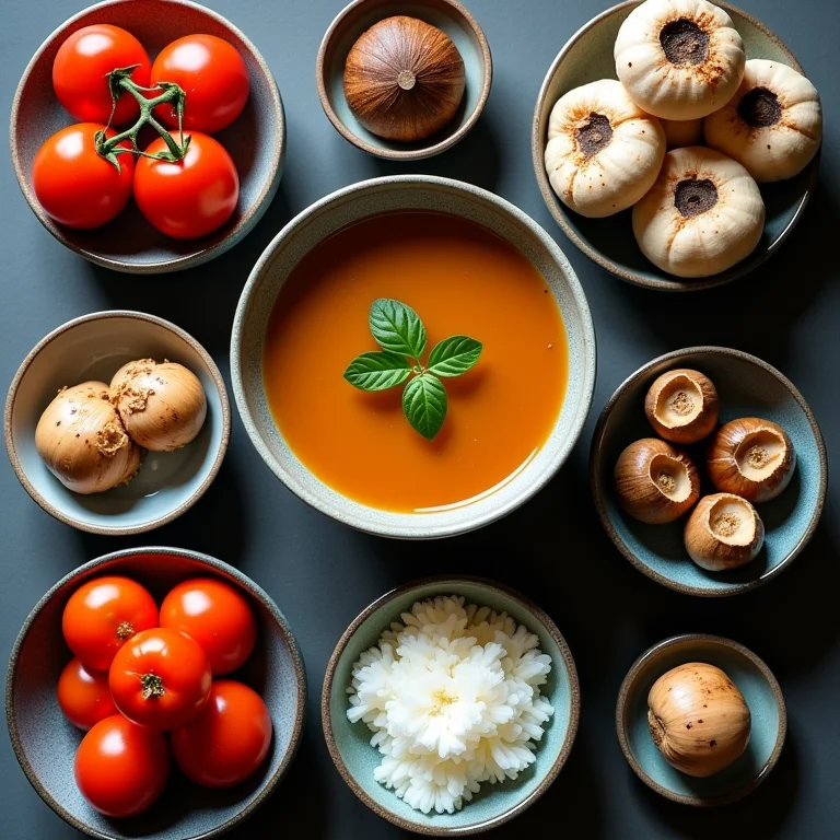 Pratos com sabor Umami: missô, tomate, cogumelos