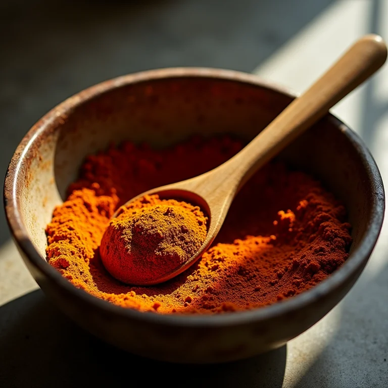 Preparando tempero Cajun caseiro.