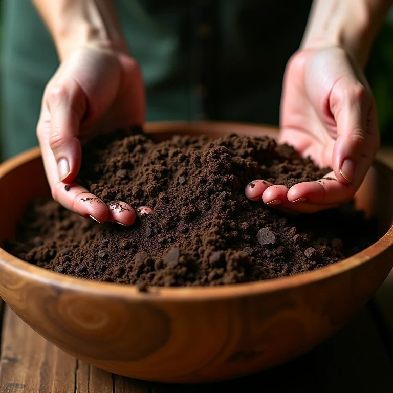 Preparo caseiro de substrato para camomila