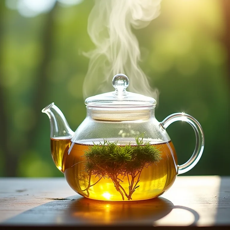 Preparo do chá de cavalinha por infusão