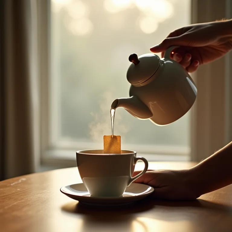 Preparo do chá de erva cidreira com limão.