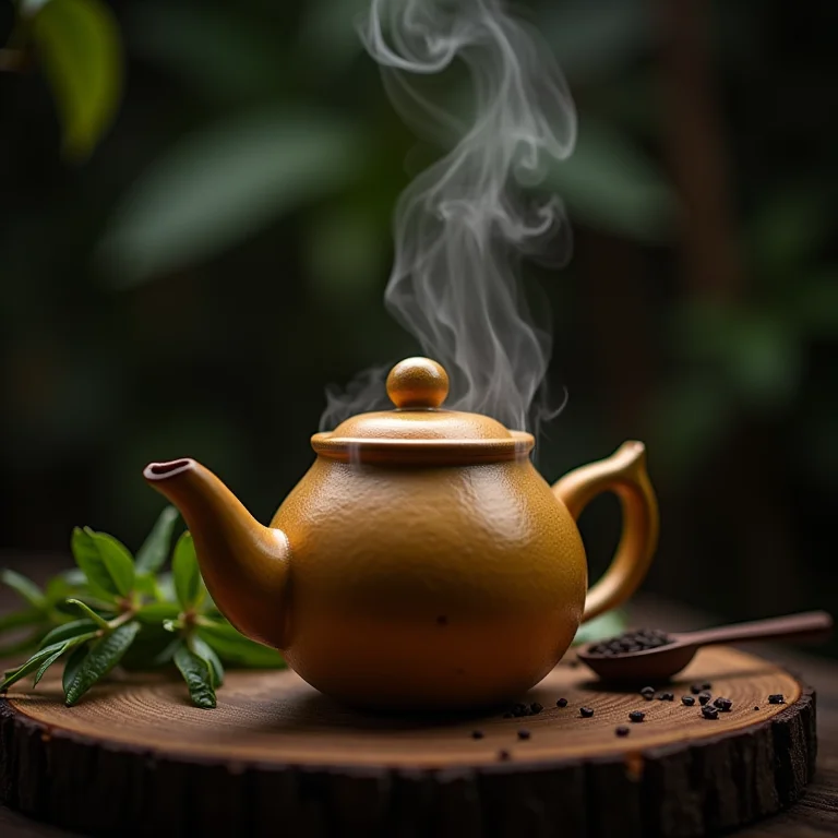 Preparo tradicional do chá mate.