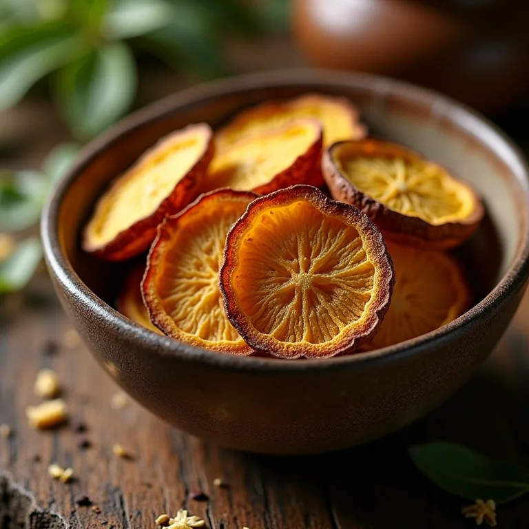 Raiz de alcaçuz seca, ingrediente essencial para um chá expectorante caseiro.