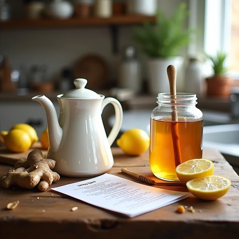 Receita caseira de chá de gengibre para rouquidão: passo a passo simples e eficaz.