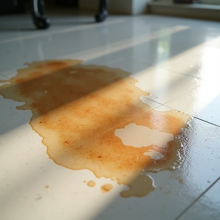 Removendo manchas difíceis do piso de borracha