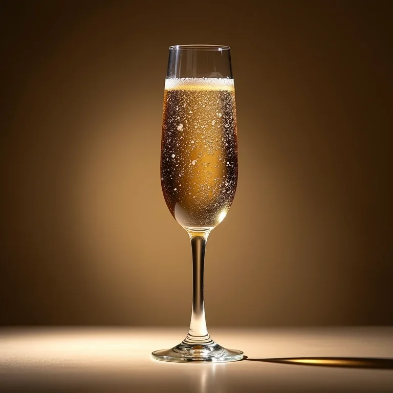 Taça de champagne Demi-Sec para os amantes de sabores adocicados.