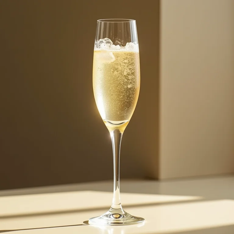 Taça de champagne Extra Brut para um drink menos doce.