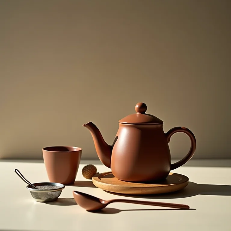 Utensílios necessários para preparar chá de poejo