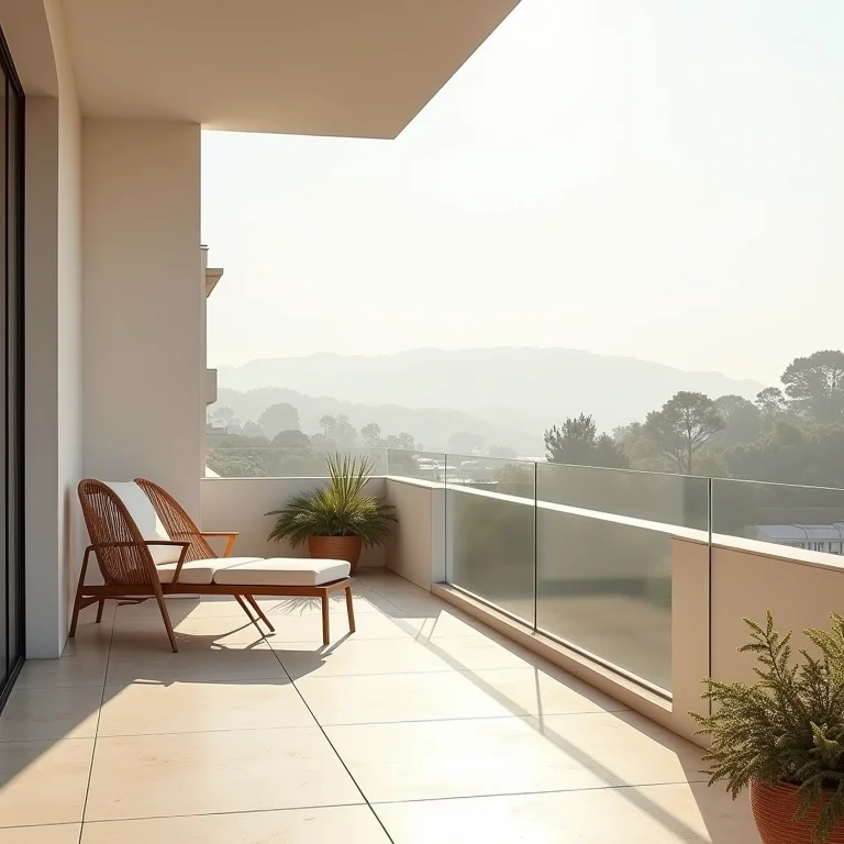 Varanda sem personalidade e toques pessoais