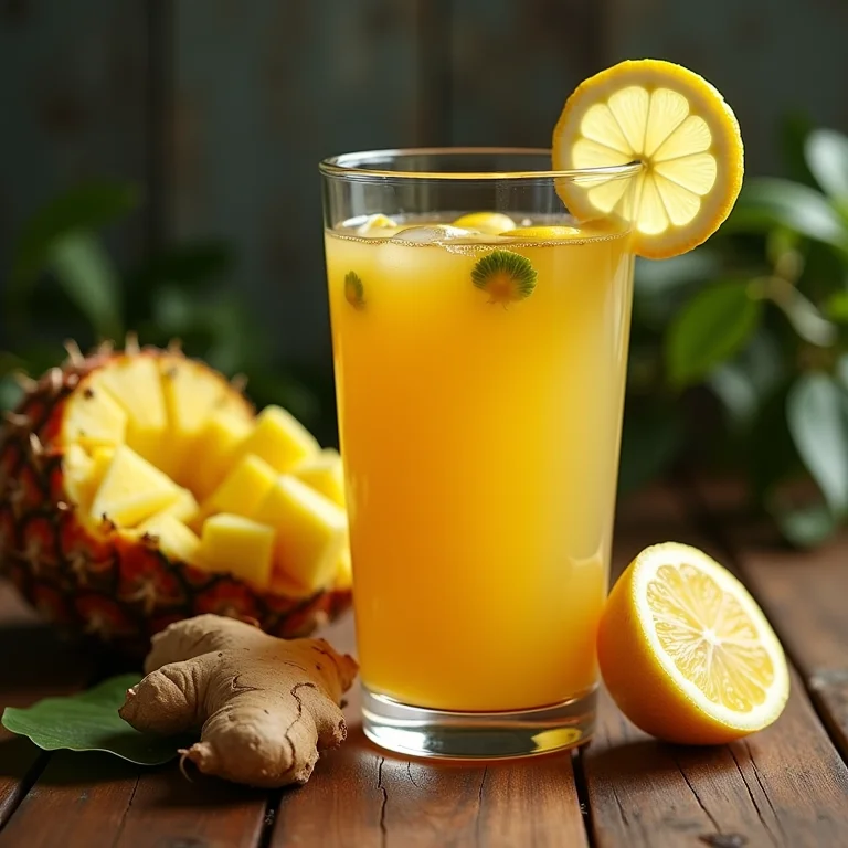 Variações da receita de chá de abacaxi com hortelã.