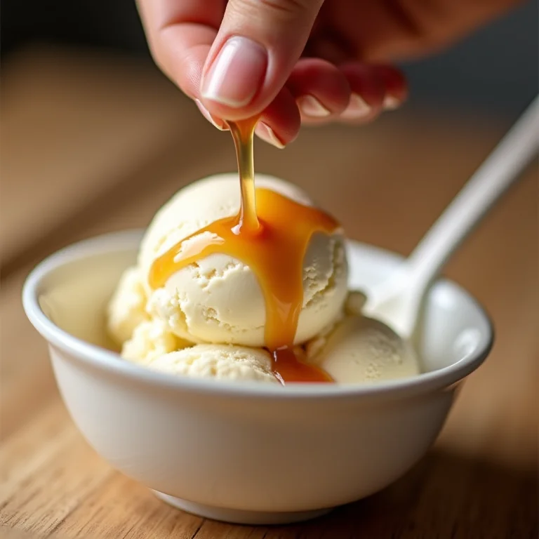 Variações de sorvete de baunilha caseiro.