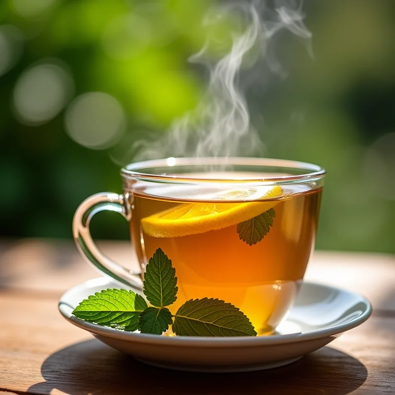 Variações saborosas do chá de hortelã: limão e mel