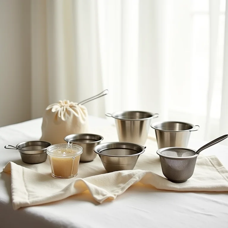 Variedade de filtros e infusores de chá.