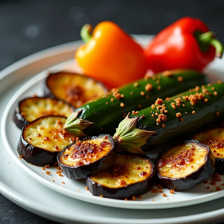 Vegetais assados com sumagre