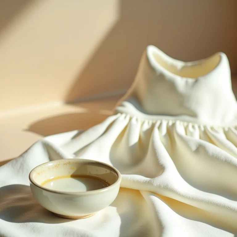 Vinagre branco para remover mancha de roupa