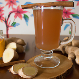 Experimente o chá de gengibre, canela e maçã para variar o sabor e os benefícios - inspiração 1