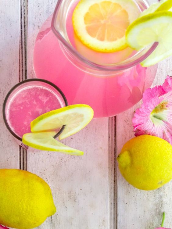 Pink Lemonade Tropical: Manga e Maracujá para um Sabor Exótico - inspiração 1