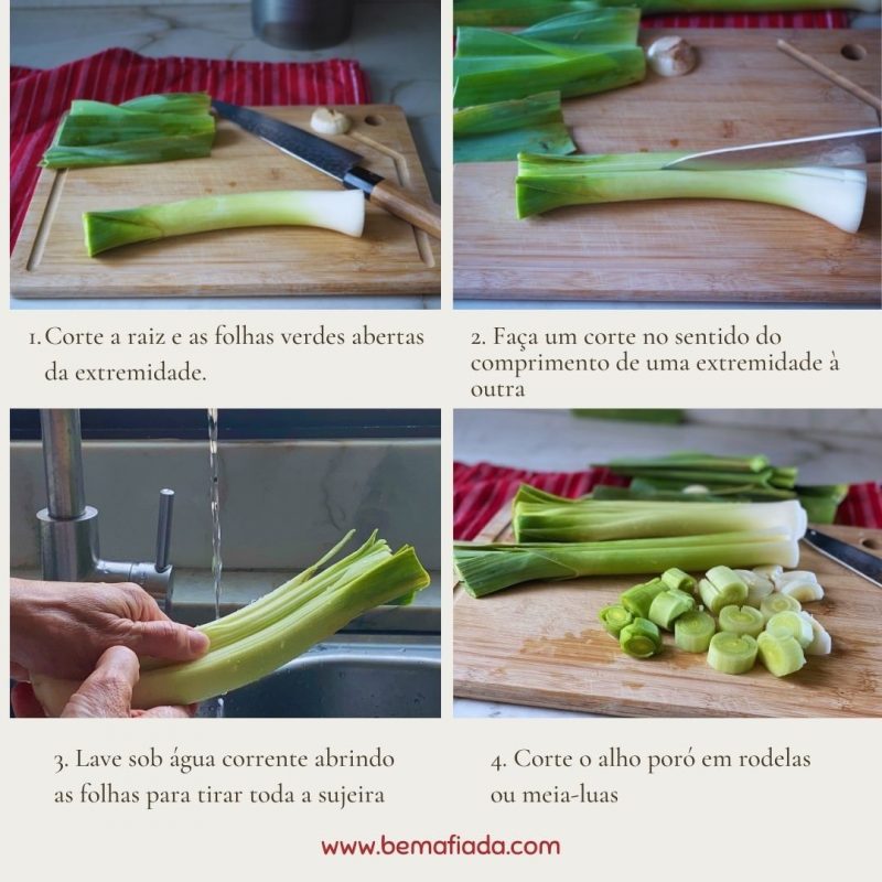 Dica #4: Como Prolongar a Vida do Alho-Poró Picado - inspiração 3