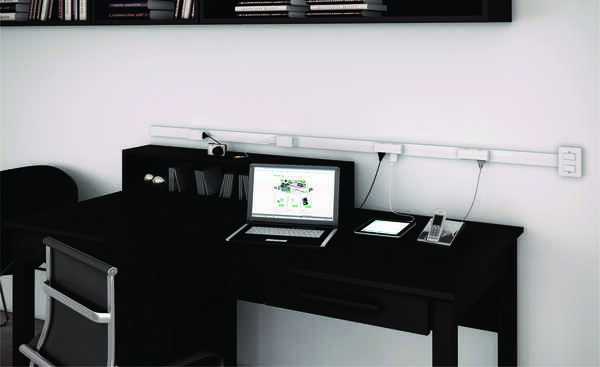 Dica 1: Calhas Organizadoras Sob a Mesa: Adeus, Fios Pendurados! - inspiração 1