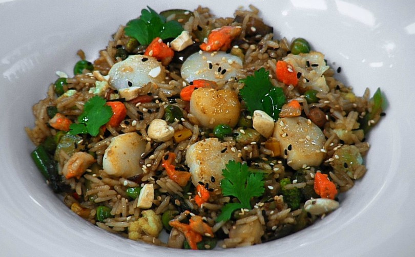 Arroz com Nirá e Salmão Grelhado: Sofisticação e Sabor - inspiração 2