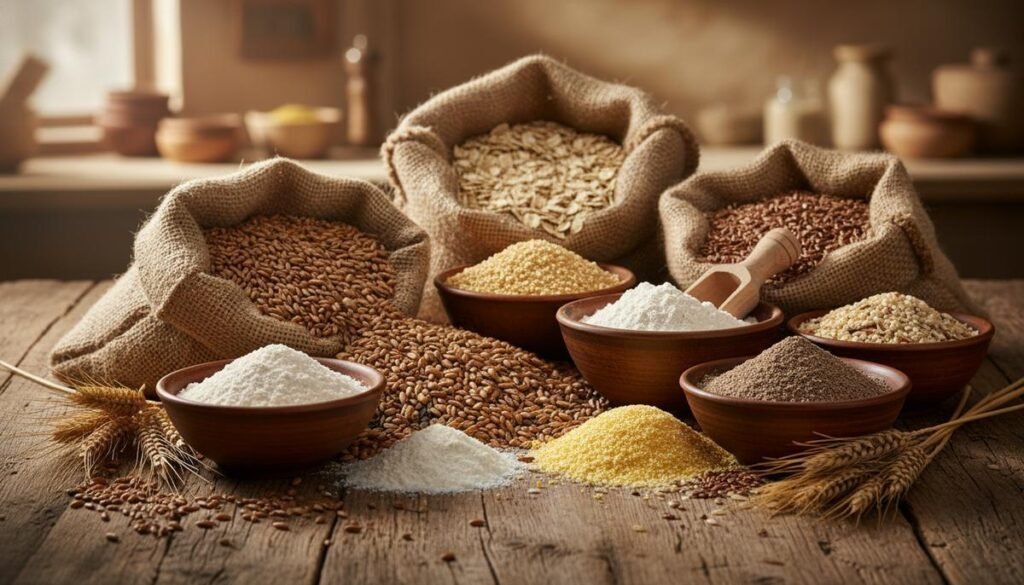 Grãos e Farinhas: descubra segredos para escolher e usar com saúde Grãos e Farinhas: descubra segredos para escolher e usar com saúde