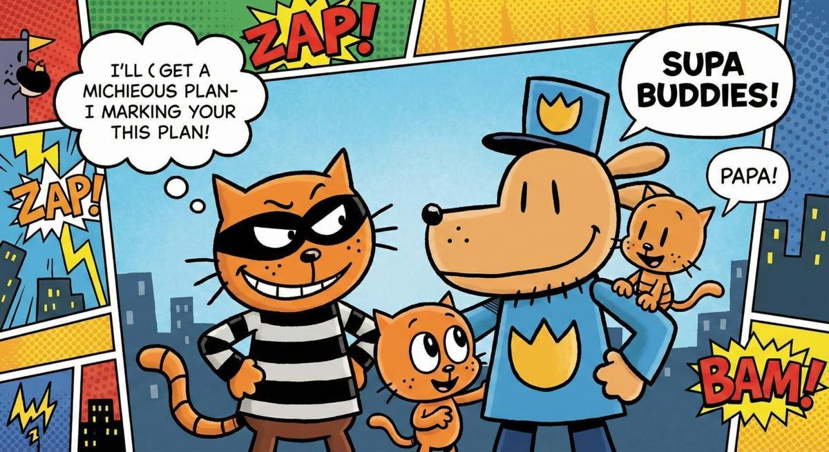 Tramas, humor e lições nas histórias de Dog Man