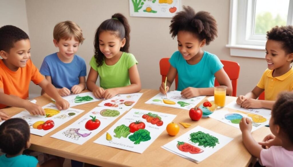 Alimentação saudável desenho: descubra como ensinar hábitos nutritivos de forma divertida