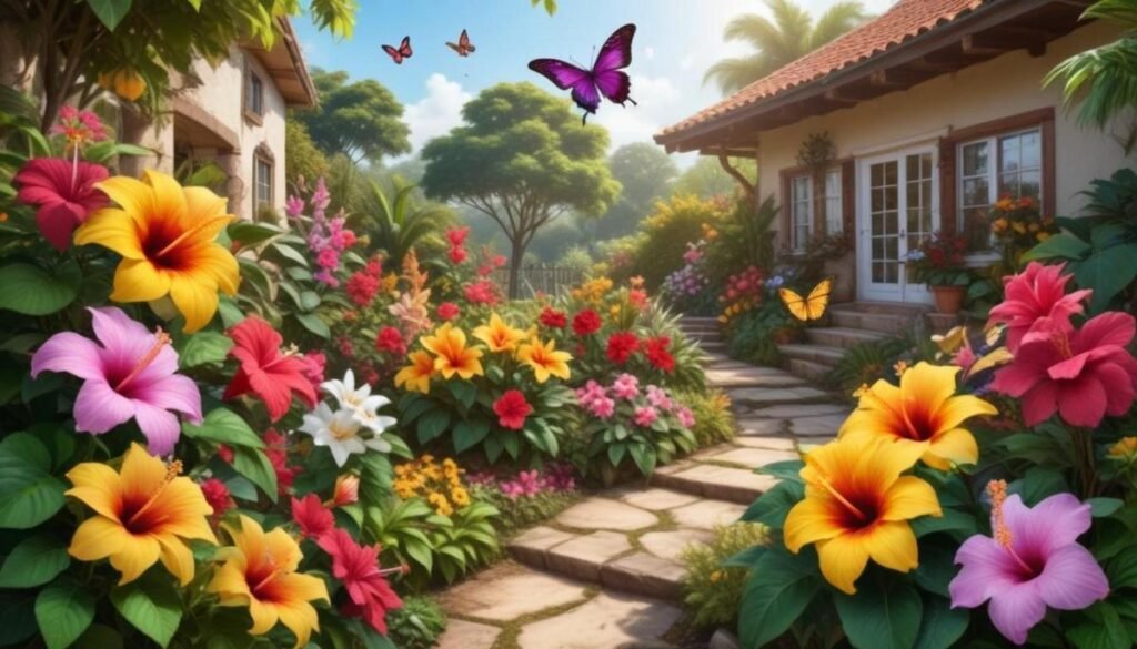 Jardim florido: crie um paraíso colorido em casa com 5 passos simples Jardim florido: crie um paraíso colorido em casa com 5 passos simples