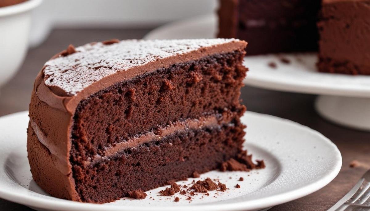 Bolo de cenoura com cobertura de chocolate Bolo de cenoura com cobertura de chocolate