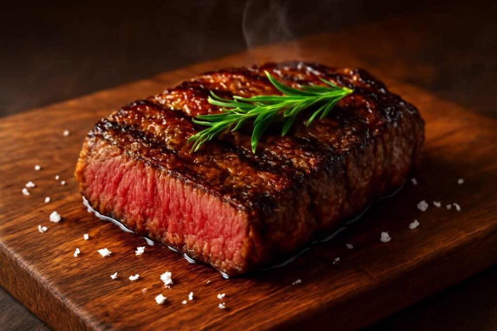 Bife grelhado perfeito: segredos para suculento e dourado na grelha